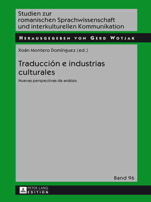 cover image of Traducción e industrias culturales
